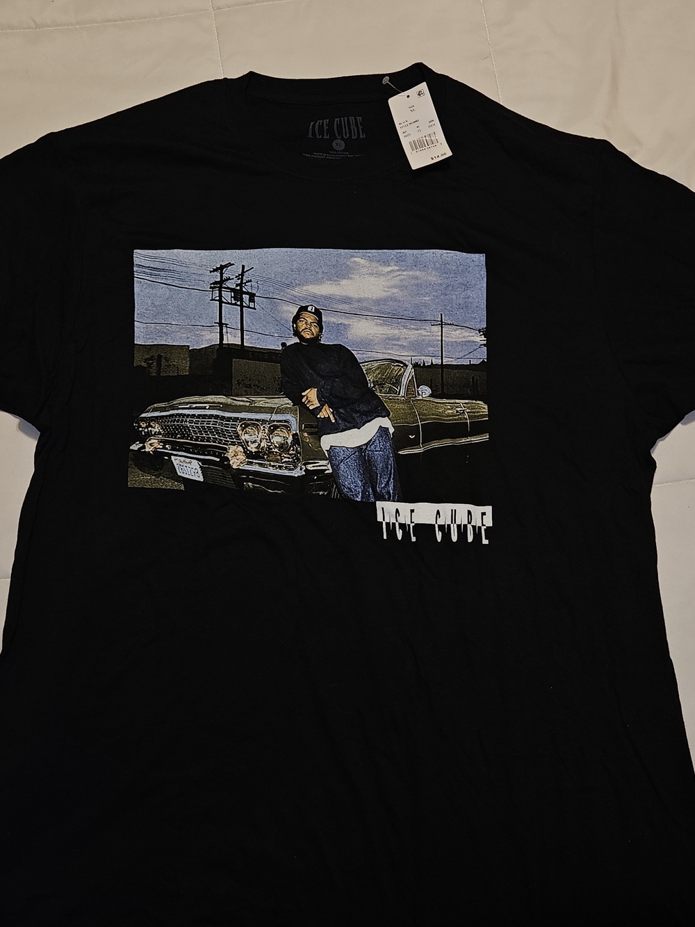 Black Graphic Tee - Black